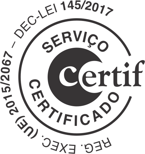 Somos certificados pela CERTIF